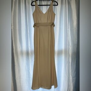 Vera Wang White collection for David’s bridal bridesmaid dress